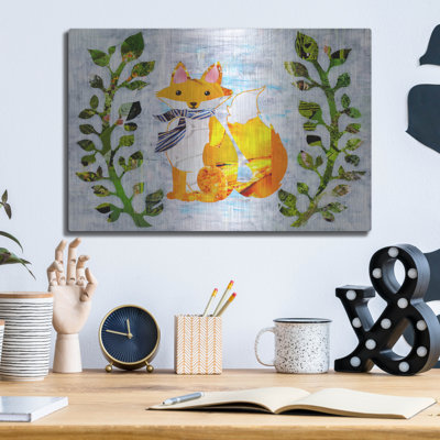 «Fox» par Artpoptart sur métal