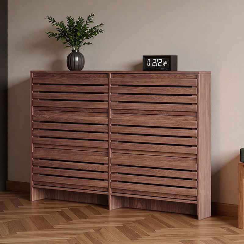 Kidwelly, H 49,21 po x l 62,99 po x P 7,87 po, Bois brun foncé