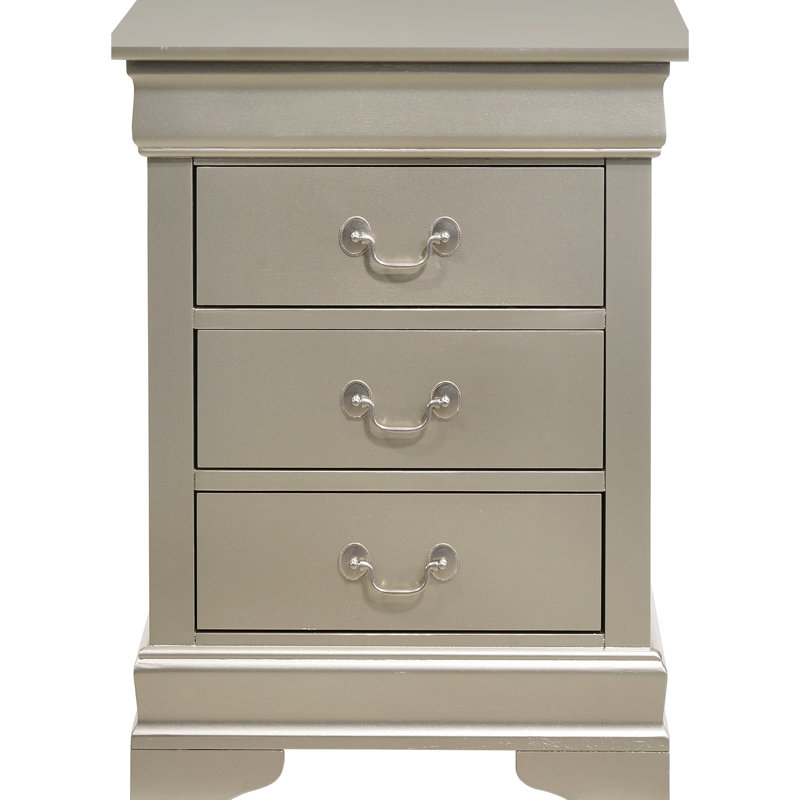 Table de chevet champagne hypnotisante - 29 po x 21 po 16 po, sans assemblage, solution de rangement de tiroir fonctionnelle, hauteur éblouissante, largeur 16 po, facile à assembler