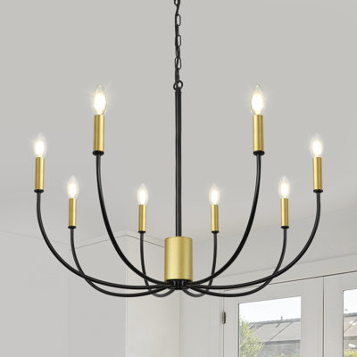 Rubinder 8 - Light Dimmable Classic / Traditional Chandelier