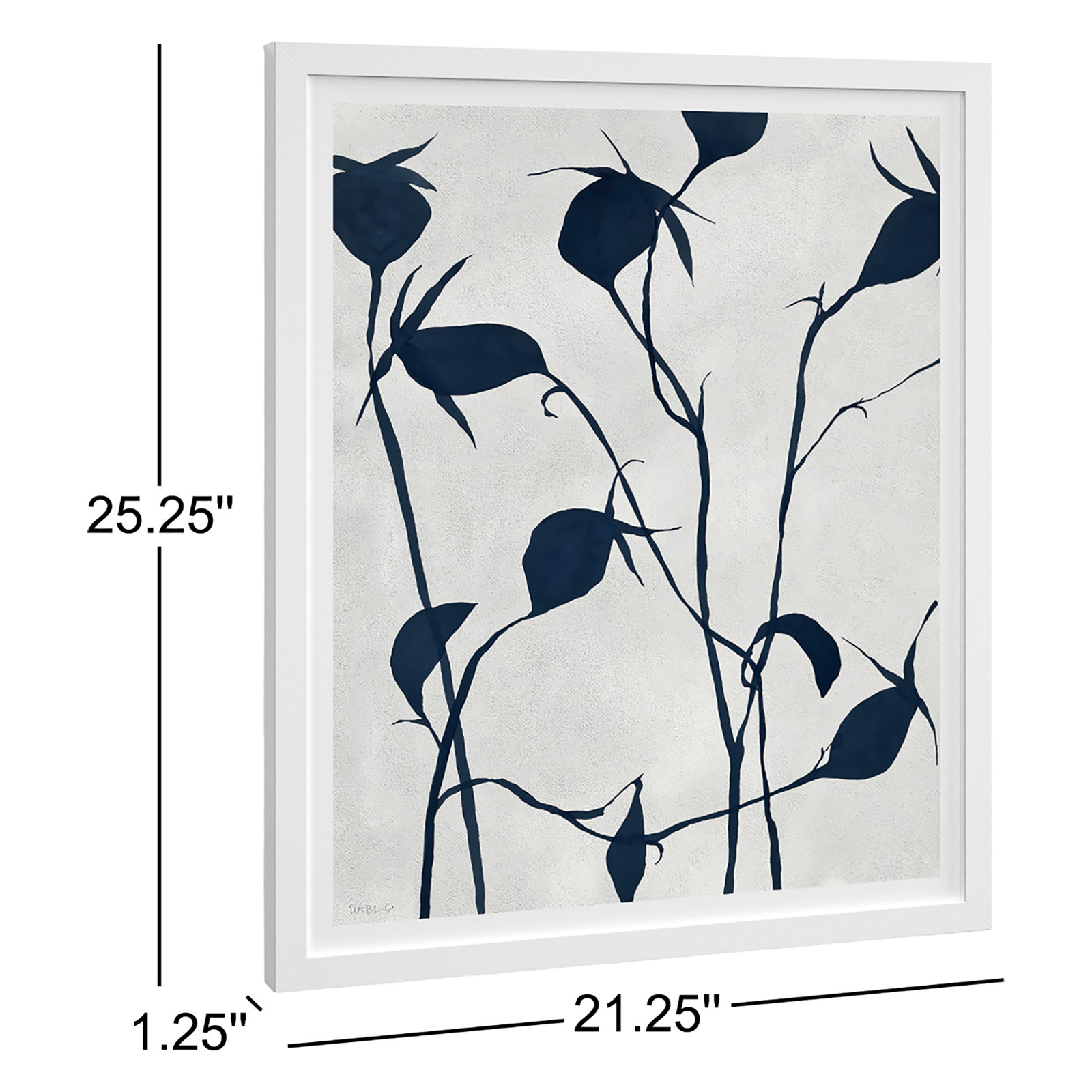 Ink Rose Hips Print by Susan Hable