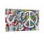 Signe de paix mains art graffiti sur fond coloré-1875417121-1875417149-1875417122