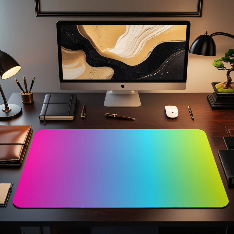Polyester Desk Pad, 31.5x15.5