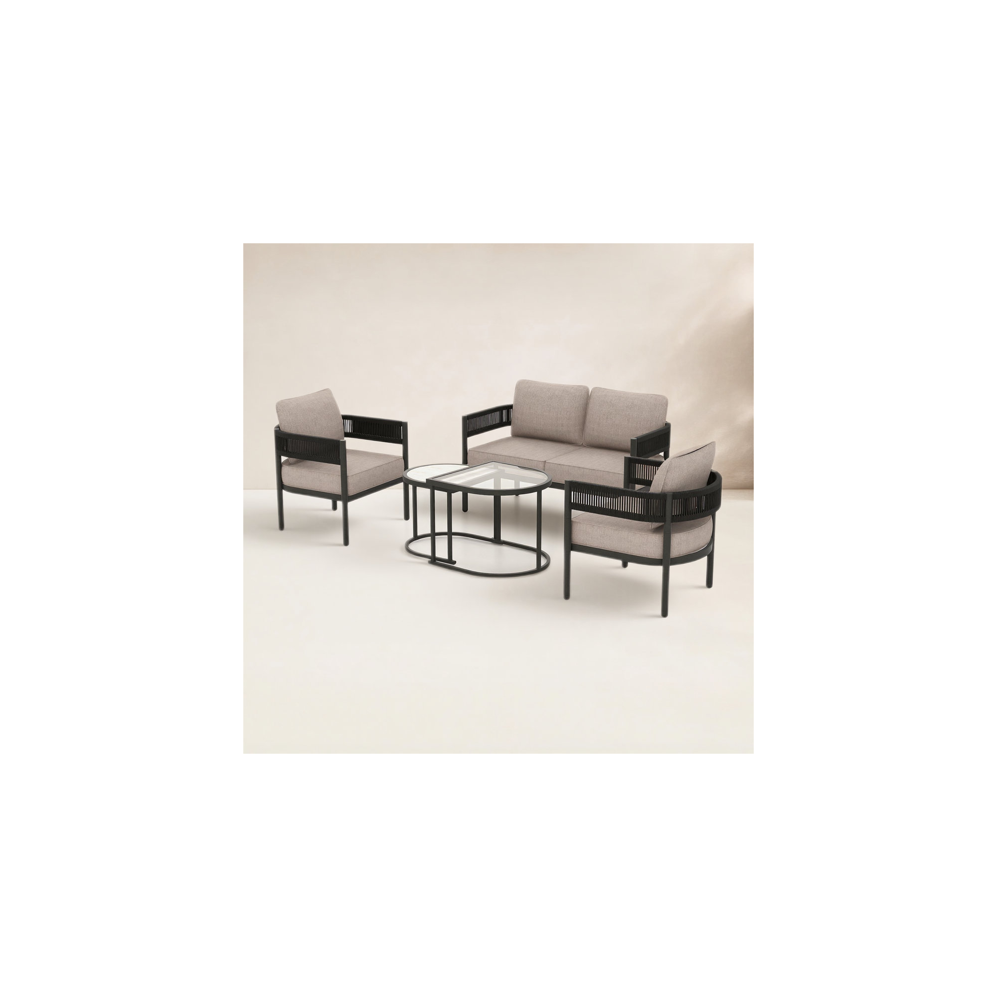 Joss & Main Alexandria Outdoor Seating Group - Thumbnail 3