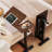 Height Adjustable Overbed Bedside Desk, Mobile Laptop Stand With Tilting Table And Wheels For Sofa Or Bed-2120010022