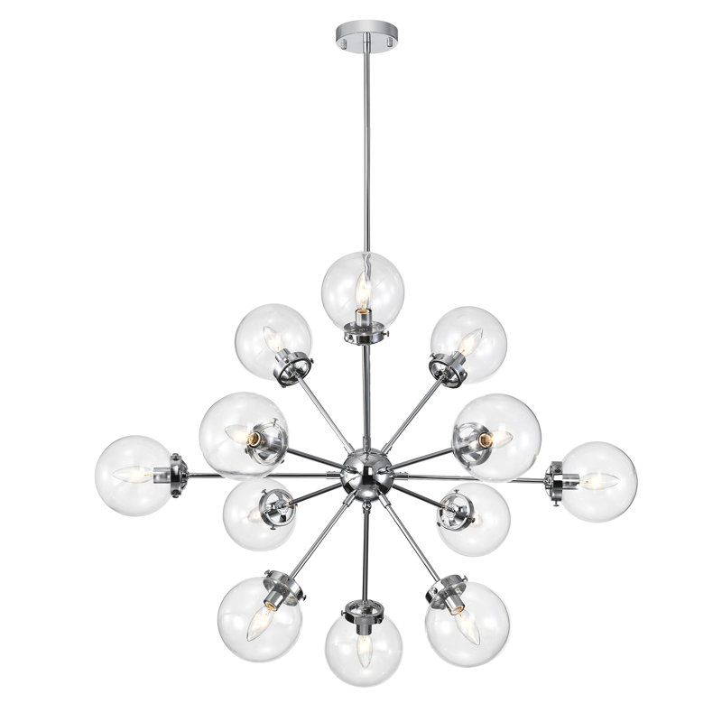 Natividad 12 - Light Sputnik Chandelier, Chrome