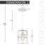 Luminaire suspendu cylindrique à 1 lumière Jiem-1723215789