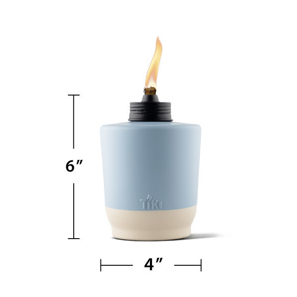 TIKI® Brand Sunset Sands Tabletop Torch Glass 3-Pack
