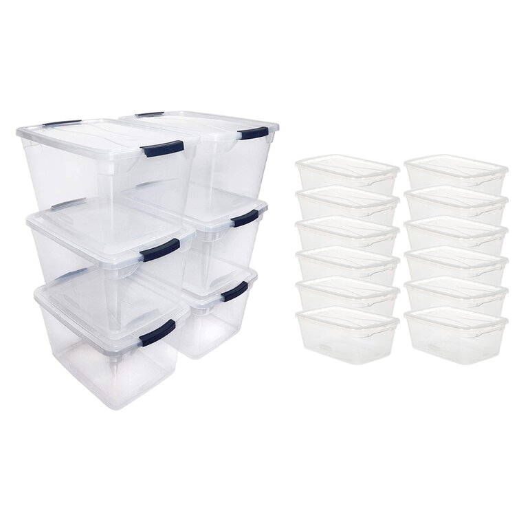 48 Gallon Action Packer Lockable Latch Storage Box, Single Plastic Tubs &  Totes