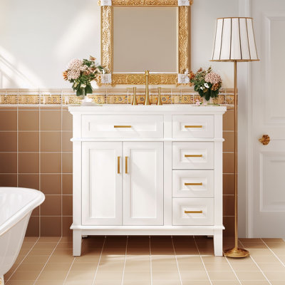 Armoire de salle de bain autoportante