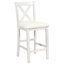 Ensemble de table de bar en bois 5 pièces à hauteur de comptoir avec 4 chaises-474258028-474258031