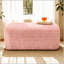 Repose-pieds rose moelleux sans assemblage, parfait pour un confort instantané et un décor moderne-1065930039