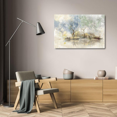 ArtDirect Pearce, Allison Gallery Wrapped Canvas Art Titled: Pale Meadow