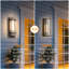Metal and Glass Wall Light