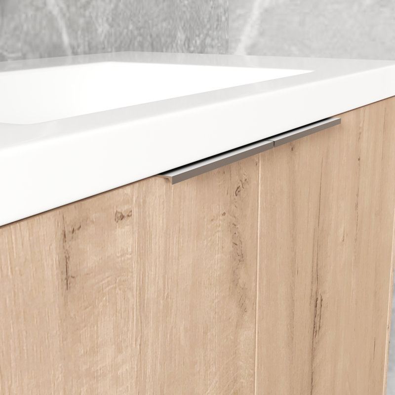 Meuble-lavabo moderne 84 po, lavabo et ferme à porte à fermeture douce, armoire de 36 po et 12 po, rangement pour salle de bain supplémentaire avec lavabo, combinaison, petites tablettes incluses