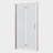 1 3/8" Adjustment,Universal Pivot Shower Door, With 1/4" Tempered Glass Finish 3672-111950519