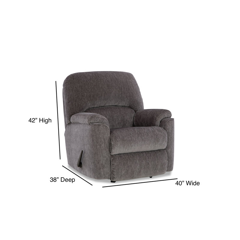 Bachar Rocker Recliner, Gray