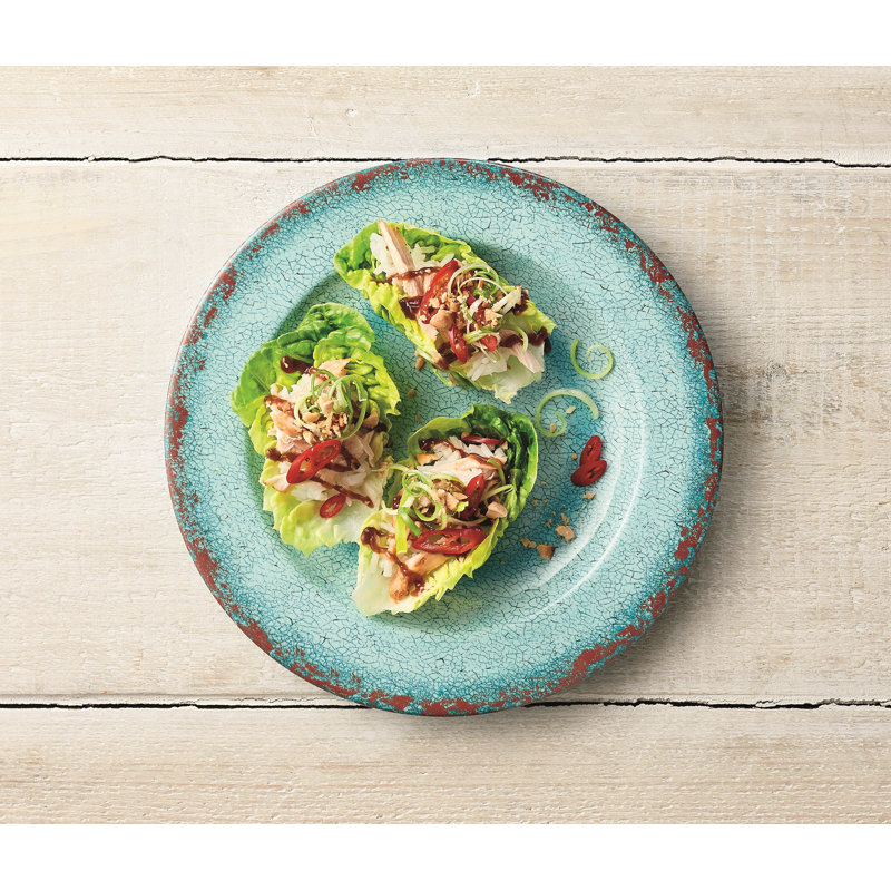 Casablanca 23cm Melamine Salad Plate, Blue