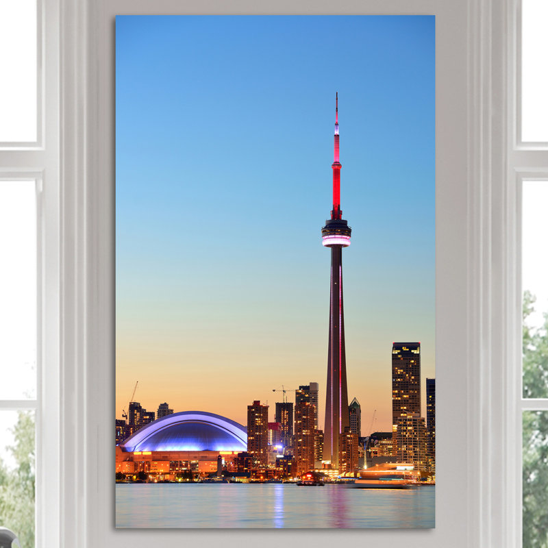 " CN Tower, Toronto II ", 30" H x 18" W x 1" D