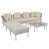 Coussin beige / structure blanche est en rupture de stock sélectionné