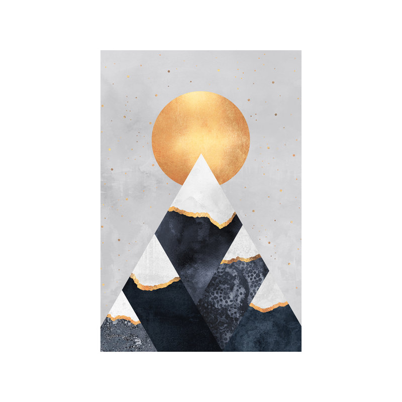 Winter Mountains - Print on Canvas, No Frame, 66.04 cm H x 45.72 cm W x 3.175 cm D