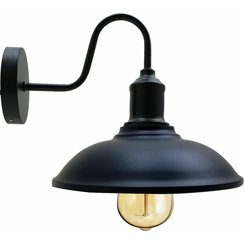 Alphonzia Armed Sconce, Black