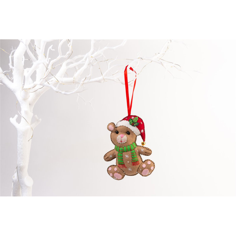 13cm Handmade Fabric Animals Hanging Figurine Ornament
