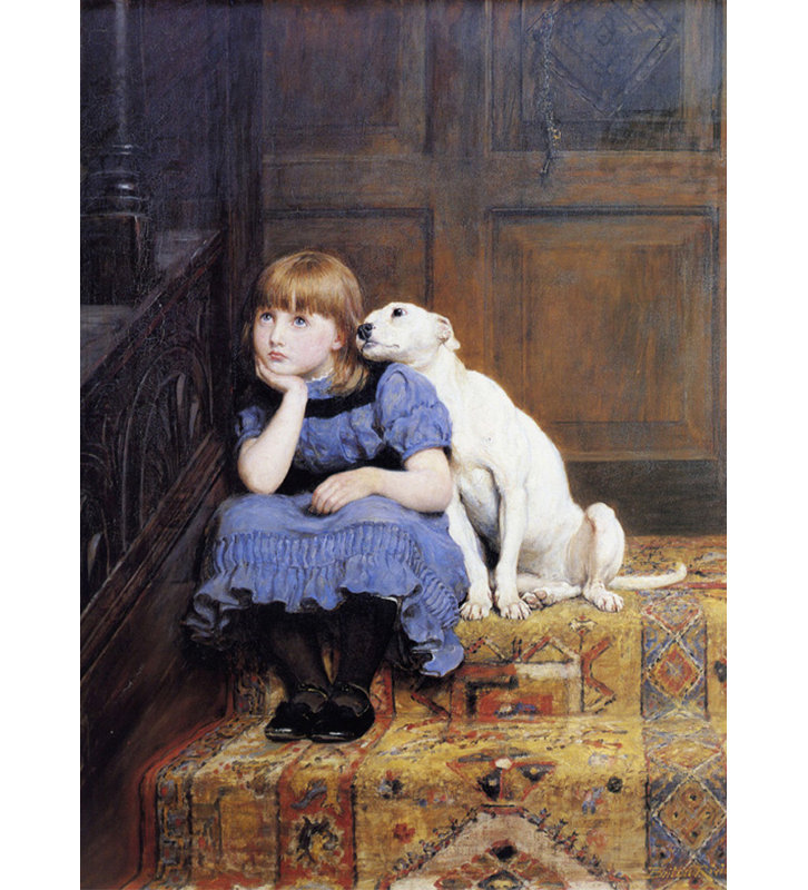 Sympathy, 1877, 24" H x 17" W
