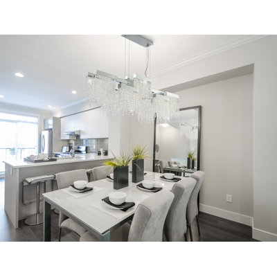 Lustre en cristal 10 lumières Rossi