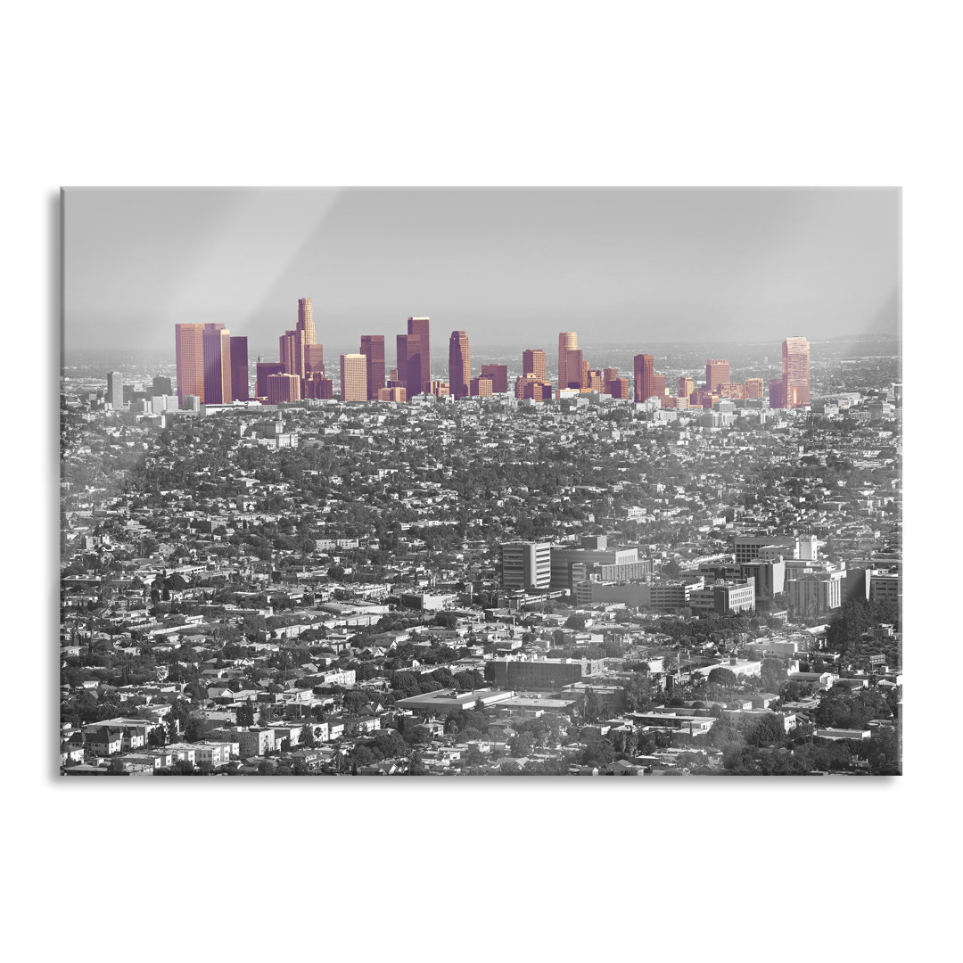 Glasbild Großraum Los Angeles