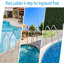 Swimming Pool Ladder, 2/3/4/5-Step, In-Ground Stainless Steel Step for Indoor/Outdoor Pool, Heavy Duty Non-Slip Ladder, Easy Assembly
