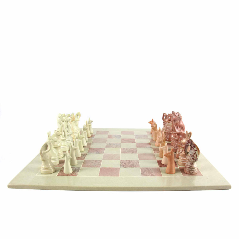 Global Crafts Natural Stone Chess