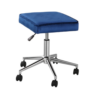 Adjustable Height Lab Stool with Removable Casters/Wheels