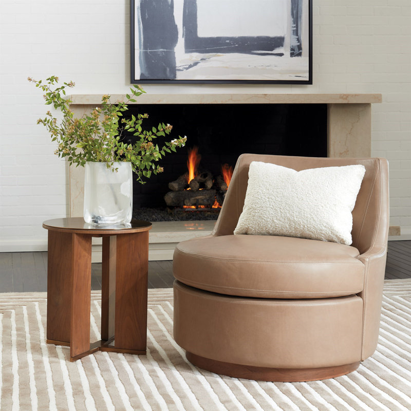 Latitudes Wool Geometric Area Rug in Brown