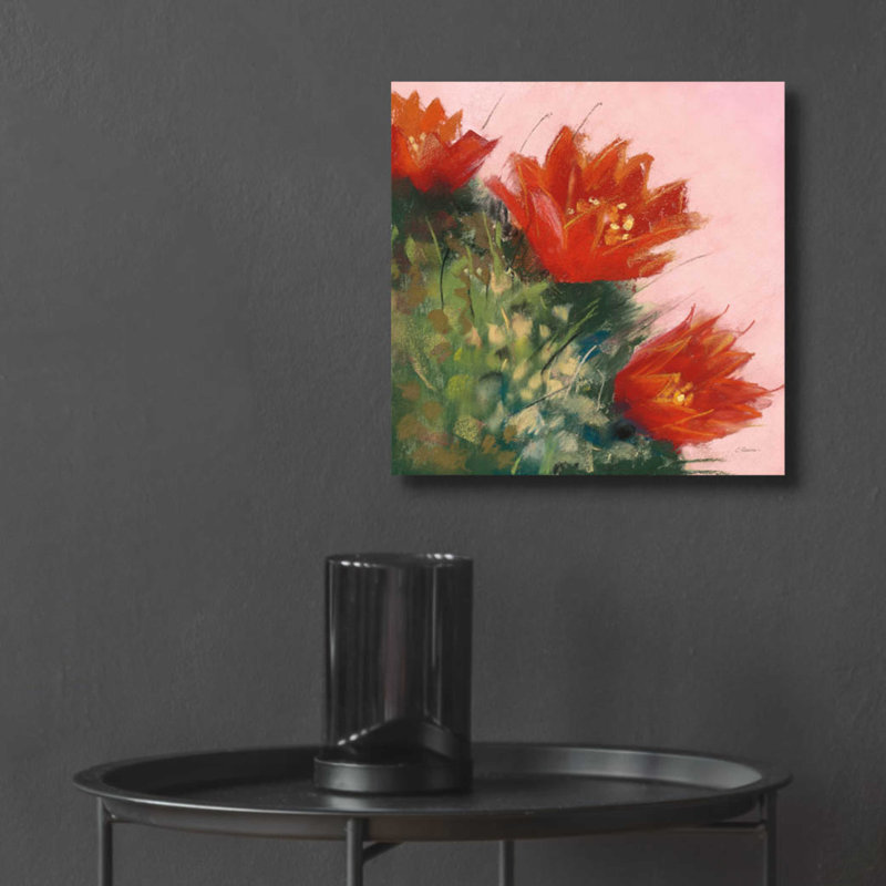 «Blooming Succulent IV» par Carol Rowan, H 12 po x l 12 po x P 0,13 po