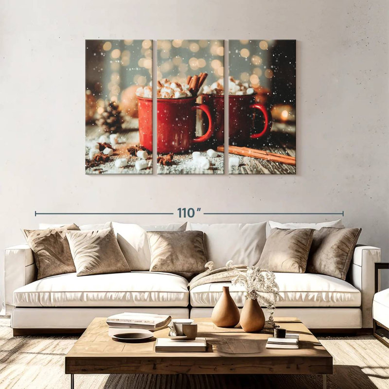 Yarlin Holiday Coffee, 48" H x 74" W