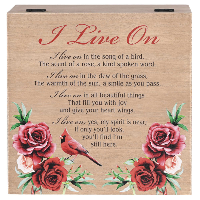 Manufactured Wood Memory Box