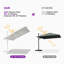 Parasol carré en polyester 10 'x 10'-397929493-373229230
