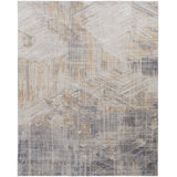 Corben Brushstroke Rug, Ivory Birch/Silver Gray/Tan, 5Ft X 7Ft-10In Area Rug