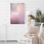 Impression sur toile 48 "x 32" Skyline pastel v1-1273125822-1273125821