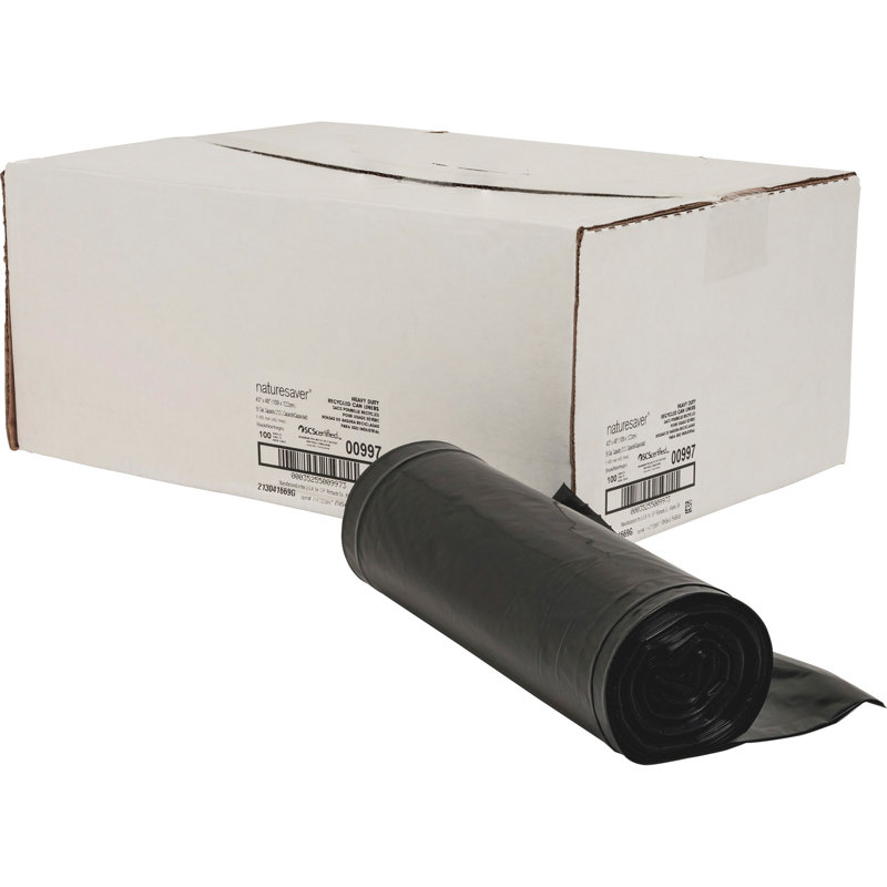 Plastic Trash Bags - 100 Count