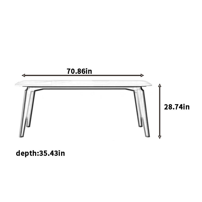Packton, H 28,74 po x L 70,86 po x l 35,43 po