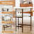 PU Leather Upholstered Adjusatble Seat Height Swivel Barstools（Set Of 3）-120257683-120257687