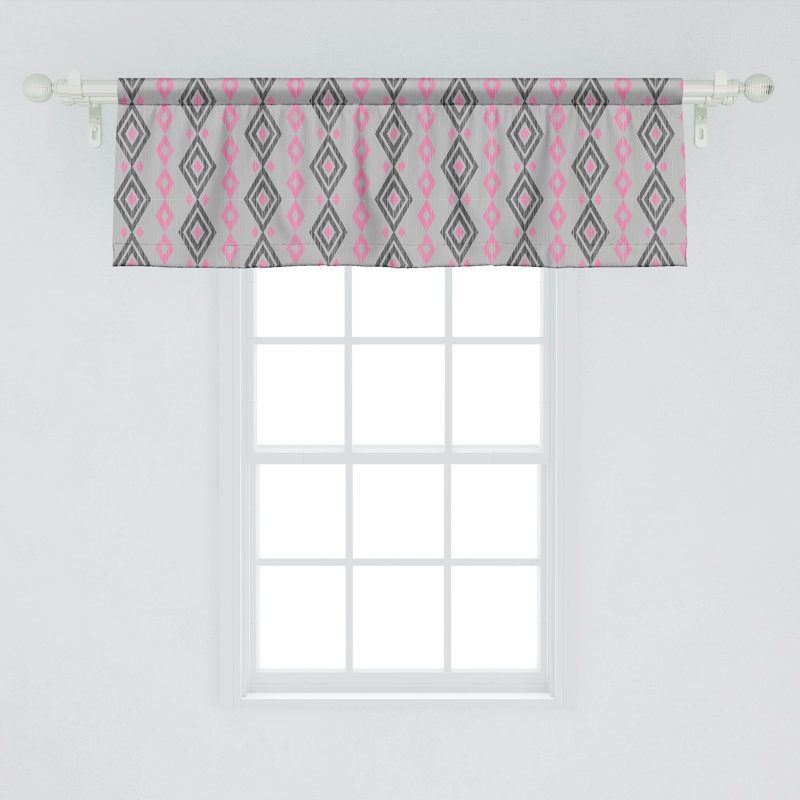Ensemble de 2 cantonnières Ambesonne Ikat, L 54 po x L 12 po