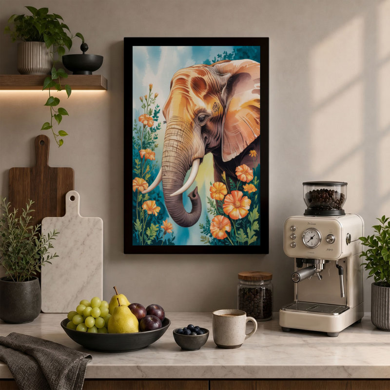 Print, 36x24 - 91.4 x 61.0 cm, Ochre Border