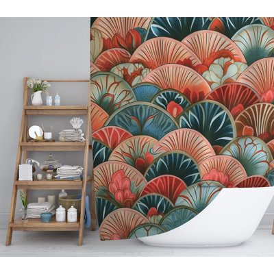 Dourdain Abstract Shower Curtain