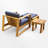 Outdoor Solid Wood Lounge Chair Set-1173672231