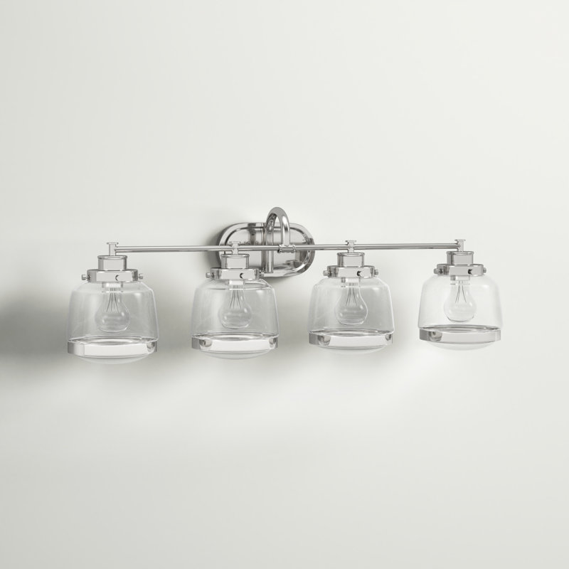 Lupe 4 - Light Dimmable Vanity Light, Polished Nickel