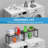 Expandable And Stackable Washer Dryer Shelf For Laundry Room Organization, Space Saving Countertop Storage Solution