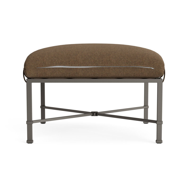 Venetian Outdoor Ottoman, Mica, Fushion Moccasian